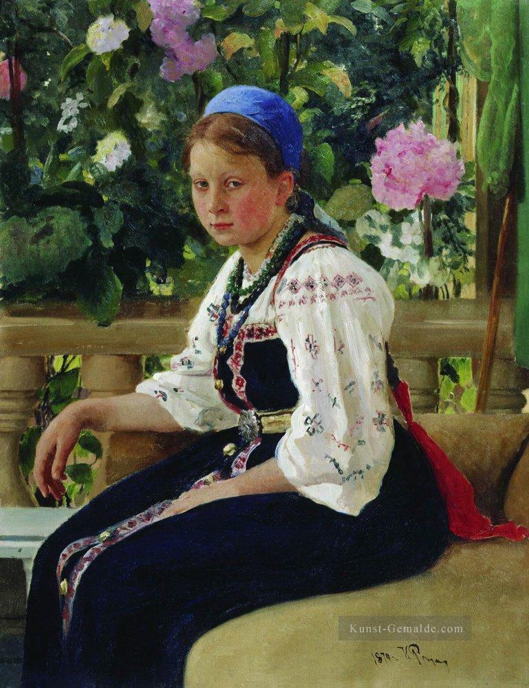 Porträt sf Mamontova 1879 Ilya Repin Ölgemälde